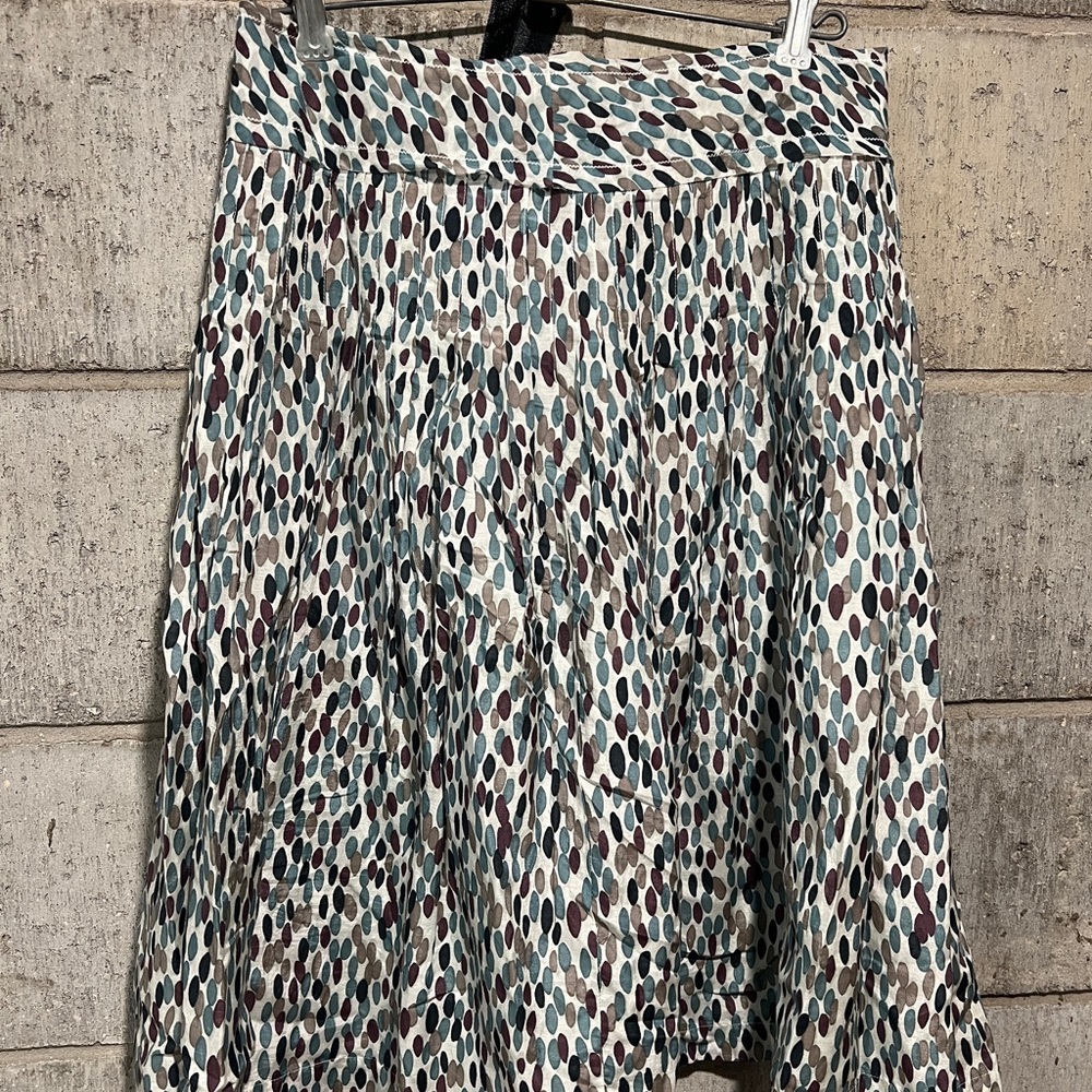 Banana Republic A-Line Skirt in Blue and Gray